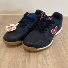 新品タグ付き⭐︎Butterfly 卓球シューズ 93700 ネイビー