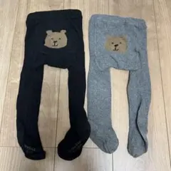 baby GAP くまタイツ　くまたいつ　12-24m