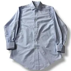 ブルックスブラザーズ ドレスシャツ スリムフィット ダブルカフス ブルー M