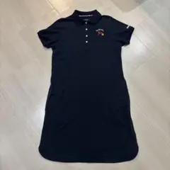 綺麗】パーリーゲイツ ワンピース ネイビー ポロシャツワンピース