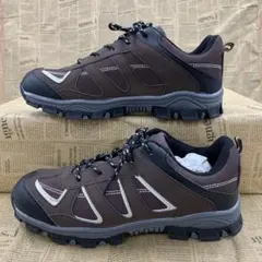 新品★メンズ★25.0cm★撥水 軽量 マウンテンスニーカー 焦茶色 1313