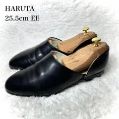 極美品■HARUTA【25.5】Spock スポック レザーエナメル ブラックのサムネイル