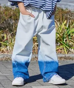 新品 ペアマノン グラデーション デニム