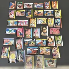 初版】当時物 ドラゴンボール本弾カードダス2枚 両面プリズムキラ