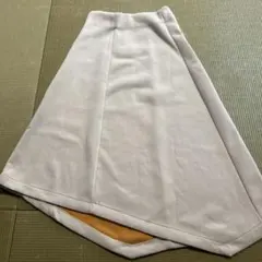 【AZUL BY MOUSSY】ベージュ 変形フレアスカート ファスナーあり