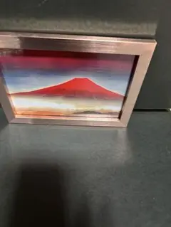 赤富士　縁起物　美品