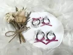 ヘアゴム　ヘアーアクセサリー　ベビーゴム　お花　リボン　キッズゴム　可愛い