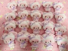 ぼんぼんりぼん 白猫バレリーナ ヘアクリップ 20個セット(お値下げ検討します)