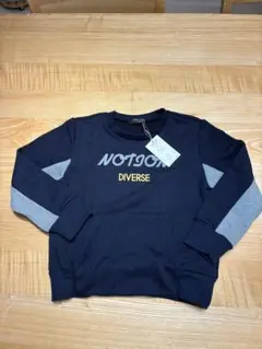 COMME CA ISM トレーナー 120 ネイビー/グレー