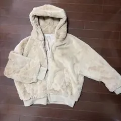 INGNI フリースジャケット・ボアジャケット ベージュ