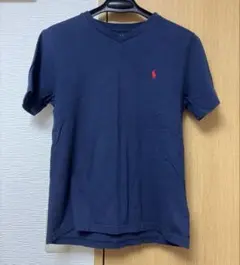POLO RALPH LAUREN ＶネックTシャツ トップス ネイビー M