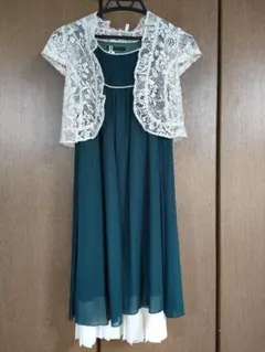 クリーニング済 MAITRESEE メトリーゼ ドレス ノースリーブワンピース