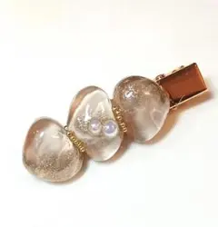 レジンヘアクリップ　☆おまとめ購入がお得☆