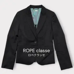 ROPE classe REDA イタリア生地 テーラードジャケット 黒 通勤のサムネイル