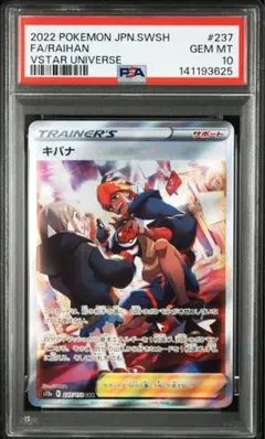 PSA10 キバナ SAR S12a VSTARユニバース 237/172