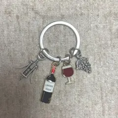ワインテーマのキーホルダー