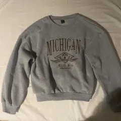 shein シーイン　刺繍トレーナー　スウェット　裏起毛