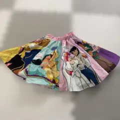 ディズニープリンセス フレアスカート 130