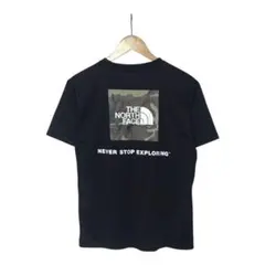 ノースフェイス　半袖Tシャツ　バックロゴ　カモ柄ロゴ　クルーネック　ビッグサイズ