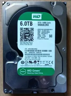 WD Green 6.0TB HDD WD60EZRX 本体 - メルカリ