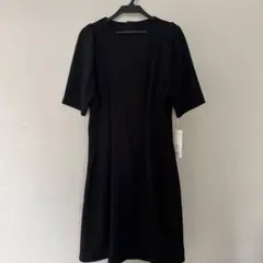 穂*積様 REDYAZEL 黒 ひざ丈ワンピース 半袖