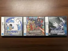 ポケットモンスター　ソウルシルバー　プラチナ　ダイヤモンド　セット売り