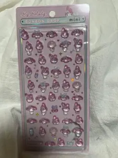 マイメロ　ボンボンドロップシールmini