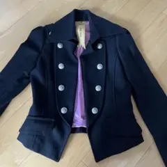 ROYAL PARTY 黒 ダブルブレスト ブレザー