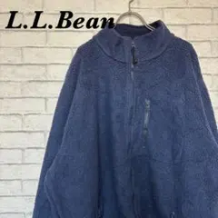L.L.Bean エルエルビーン ネイビー フリースジャケット ボア Lサイズ