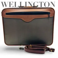 WELLINGTONビジネスバッグ 2WAY A4 PC収納 鍵付 通勤 出張