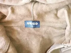 OLDUNIQLO紺タグ90年代未使用品フルジップパーカー Lサイズ ブラウン