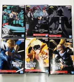 僕のヒーローアカデミア amazing heroes 緑谷 死柄木 など 6種