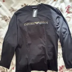EMPORIO ARMANI ブラック 長袖カットソー M