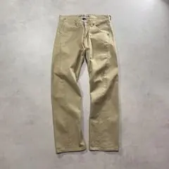 ベージュ デニム