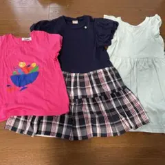 値下　familiar petit mine UNIQLO ワンピースTシャツ
