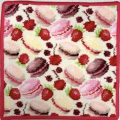【新品未使用】フェイラー タオルハンカチ25x25cm MACARONS