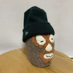 NEW ERA ニット帽ダークグリーン フリーサイズ