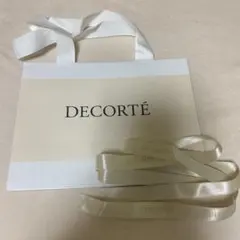 DECORTÉ ショップ袋と白リボンセット