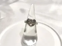 フォリフォリ Folli Follieハート リング 石付き指輪7号 銀製925