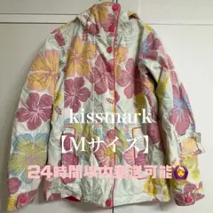 kissmark 花柄 Mサイズ スノーボードウェア