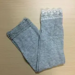 ✨セール✨未使用✨ロングUV手袋　グレー　レース