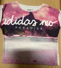 adidas neo パラダイスプリント 半袖Tシャツのサムネイル