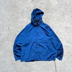 【00s】Eddie Bauerフーデットナイロンジャケット　ドローコード