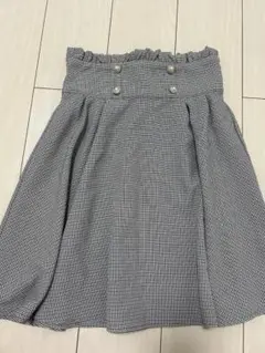 千鳥柄　スカート　量産型　地雷系　フレンチガーリー