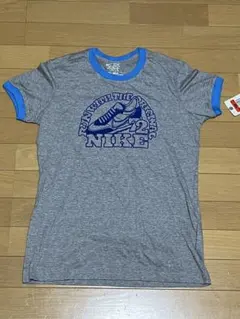【新品未使用】NIKE グレー Tシャツ 半袖 レディース Lサイズ