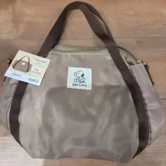 スヌーピー ベージュ ショルダーバッグ