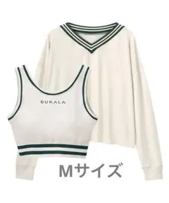 SUKALA ブラトップ付きカレッジとVネックプルオーバーのセット