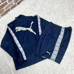 ✨美品✨PUMA ジャージ上下セット ネイビー　グレー　ショートパンツ