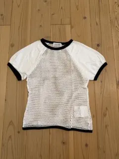 INSCRIRE メッシュ リンガーTシャツ Mのサムネイル