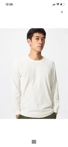 極暖ヒートテックコットンクルーネックT/9分袖